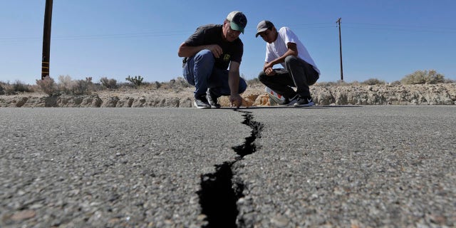 Crews in Southern California assessed damage to cracked and burned buildings, broken roads, leaking water and gas lines and other infrastructure Saturday after the largest earthquake the region has seen in nearly 20 years jolted an area from Sacramento to Las Vegas to Mexico.