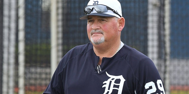 Former pitching coach, Chris Bosio, 56, of the Detroit Tigers was fired last year after using a racial slur towards 22-year old clubhouse attendant, Derrell Coleman II, who filed a lawsuit Thursday towards the club and Bosio. (Mark Cunningham/MLB Photos via Getty Images)