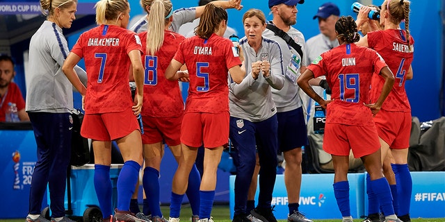 Coach Jill Ellis is stepping down after leading the United States to back-to-back Women’s World Cup titles. (Photo by Jose Breton/NurPhoto via Getty Images)