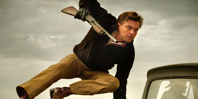 This image released by Sony Pictures shows Leonardo DiCaprio in Quentin Tarantino's "Once Upon a Time in Hollywood."