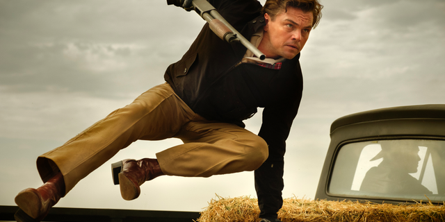 This image released by Sony Pictures shows Leonardo DiCaprio in Quentin Tarantino's
