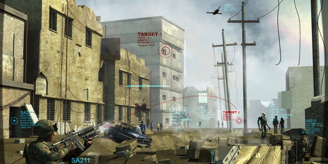 An illustration of Squad X Core Technologies. (DARPA)