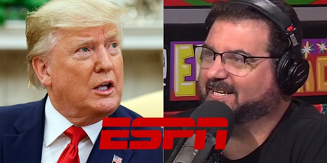 ESPN’s Dan Le Batard missed his radio show twice this week after violating a company by offering his political views but will remain with the network.