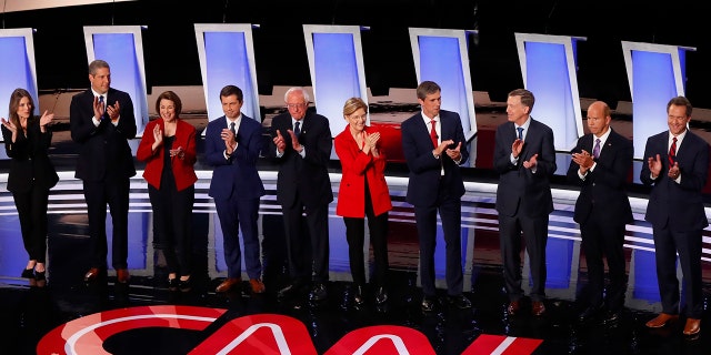 Critics mocked CNN’s over-the-top Democratic debate coverage. (AP Photo/Paul Sancya)