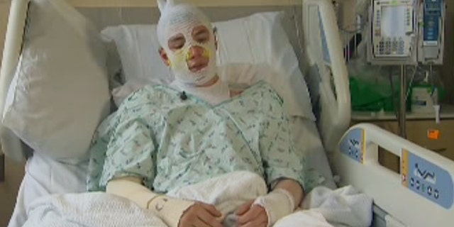 Derrick Byrd spoke out from his hospital bed.