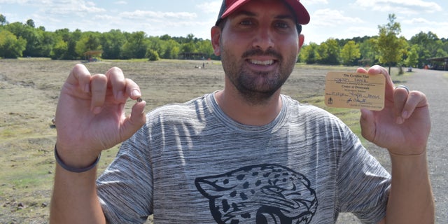 Teacher Josh Lanik discovered the gem at the Crater of Diamonds State Park in Arkansas.