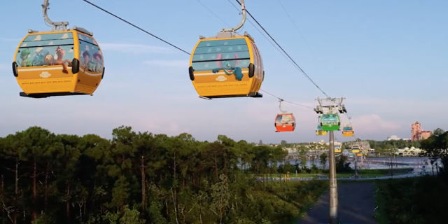 The gondolas will also be decorated with popular Disney characters from films, cartoons and rides.