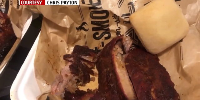 “I guess she just pulls over to the side of the road and just decides to have herself a little snack before she delivers," Payton told Fox 43.