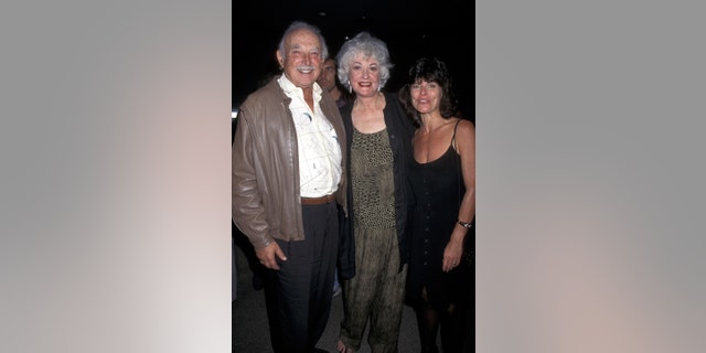 Bill Macy, Bea Arthur and Adrienne Barbeau at the opening night of "Bermuda Avenue Triangle" in West Hollywood, Calif. (Photo by Ron Galella/WireImage)