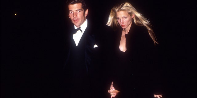 John F. Kennedy Jr. and Caroline Bessette in NYC, New York, March 11, 1996. (Photo by Evan Agostini / Liaison Agency)