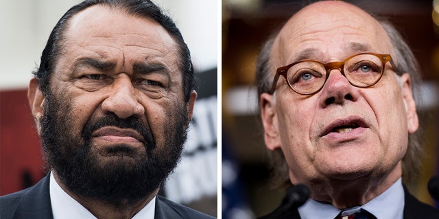 Rep. Al Green, left, and representative Steve Cohen, has promised to continue insisting on an impeachment procedure against President Trump.
