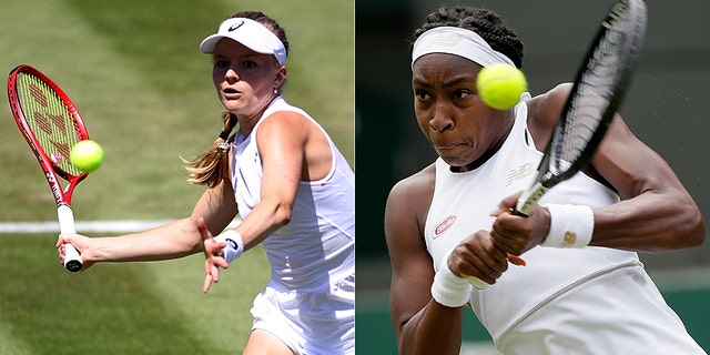 Harriet Dart, left, was ditched for Coco Gauff.