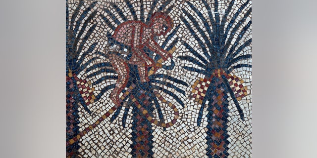 A detail from the Elim mosaic.