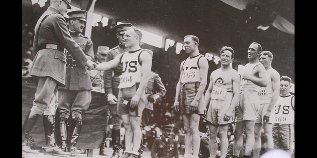 The U.S. team dominated in events like wrestling, track and field -- and the grenade throw.