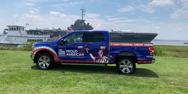 The Fox News “Proud American” truck, recently seen in Charleston, S.C.