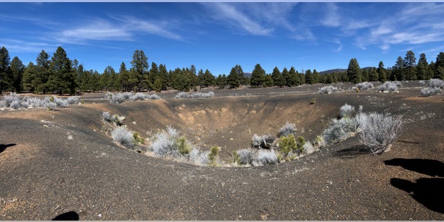 One of the crater fields for training astronauts, this one located at the southeast corner of the Cinder Lake Landfill...picture taken March 2019