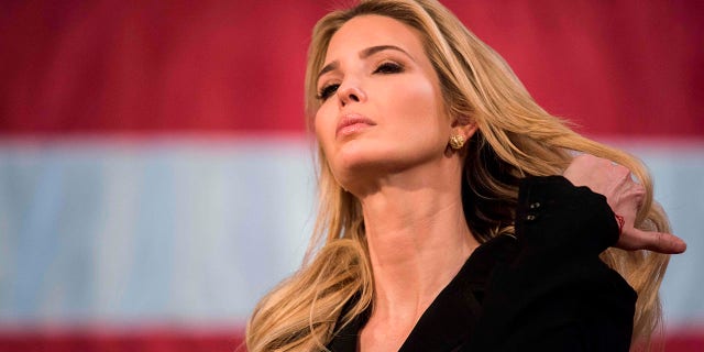 A white initiative spearheaded by Ivanka Trump to help women in developing countries come forward financially, announcing their first rate of subsidy. (RYAN MCBRIDE / AFP / Getty Images)