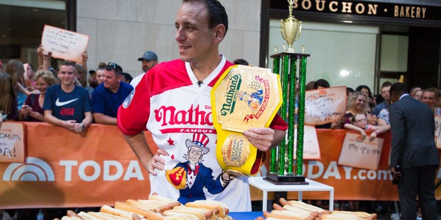Joey Chestnut realized that Kobayashi could lose when he was beaten by a bear.