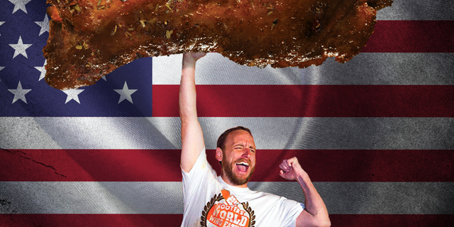 “He is officially the Wing King of National Chicken Wing Day,” Hooters later announced.