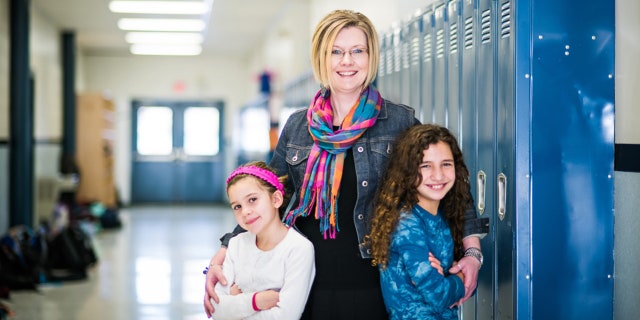 Kendra Espinoza and her daughters. Espinoza is a plaintiff in a school choice case that's made its way to the Supreme Court. (Institute for Justice)