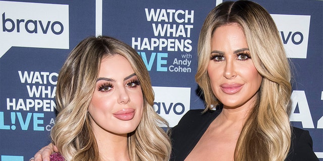 Brielle Biermann (L) set pulses racing with a bikini pic on Instagram this week. She often gets told she resembles her mom, Kim Zolciak-Biermann (R).