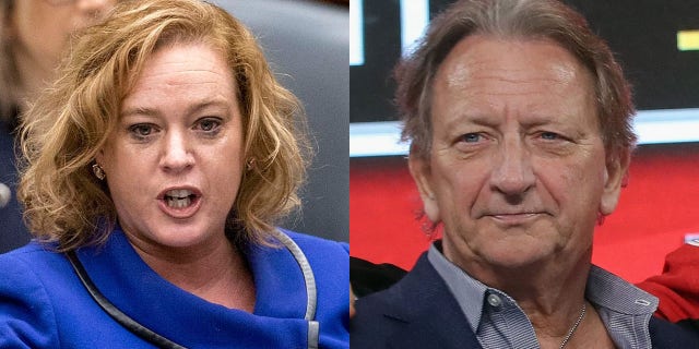 Ontario Sport Minister Lisa MacLeod and Ottawa Senators owner Eugene Melnyk are beefing.
