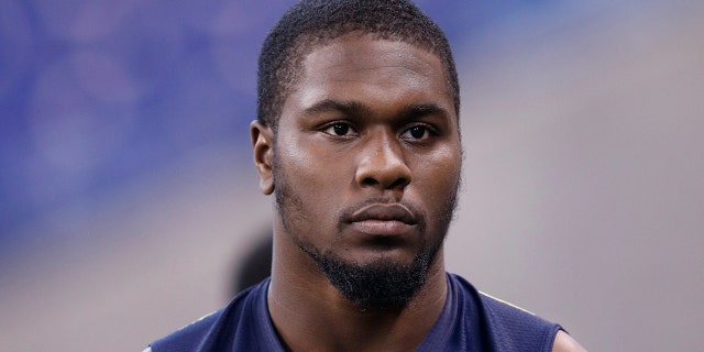 Malik McDowell in a 2017 file photo. (Photo by Joe Robbins/Getty Images)