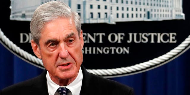 Special counsel Robert Mueller speaks at the Department of Justice, May 29, 2019, in Washington, about the Russia investigation. (AP Photo/Carolyn Kaster, File)