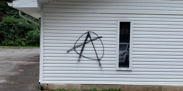 Pastor James Mitchell of Napier Pentecostal Church said he believes a young person is responsible “because it is summertime and teenagers can get bored” and due to misspellings as well as the type of insults that were spray-painted on the building.