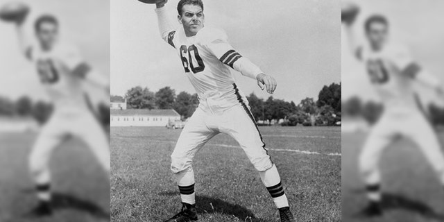 Legendary Cleveland Browns' quarterback Otto Graham.