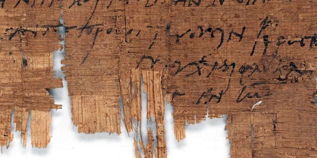 The world`s oldest autograph by a Christian.