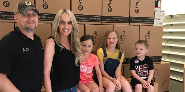 Carrie Jernigan said because of generous donations that totaled more than $1000, she was able to buy another 250 pairs of shoes and socks to give away at a Back to School event next month. Jernigan told Fox News people have donated an additional $3,000 to cover the cost of more shoes for the event.