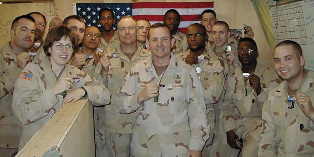 US (Ret.) Col. David Dodd's 86th battalion in Afghanistan with Shields of Strength following September 11, 2001.