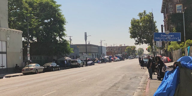 Advocates and community outreach workers worry what housing development will mean for the thousands of homeless and itinerant people who currently call the rundown neighborhood home. (Andrew O'Reilly/Fox News)