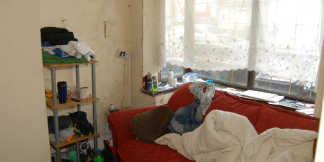 The victims had to scavenge for mattresses to sleep on inside their rat-infested houses.
