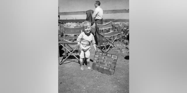 Jon Provost on the set of "So Big." — Courtesy of Jon Provost