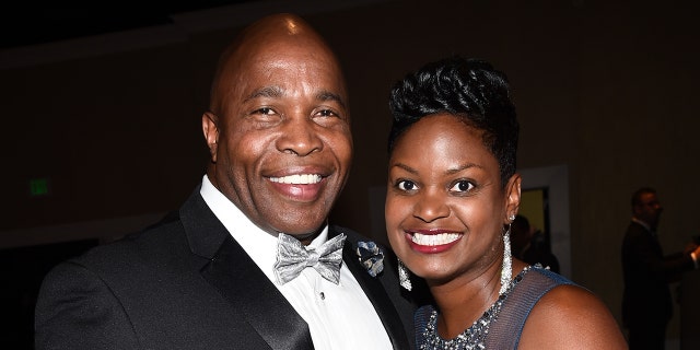 Actor Renard Spivey and Pat Marshall attend The 41st Annual Daytime Emmy Awards at The Beverly Hilton Hotel on June 22, 2014 in Beverly Hills, California. (Photo by Michael Buckner/Getty Images for NATAS)