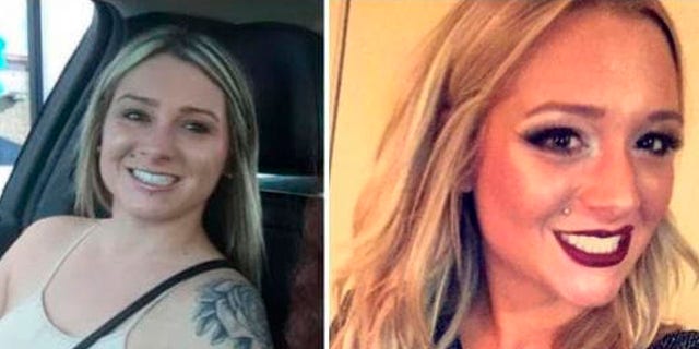 These undated images provided by the Richmond Police Show in Kentucky, Savannah Spurlock. January 23, last scene leaving a bar in Lexington, Kentucky, with several men, January 4, 2019.