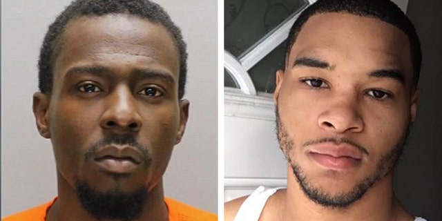 Suspect Brandon Beverly (left) has been charged with kidnapping and first-degree murder in the death of Curtis Jenkins III