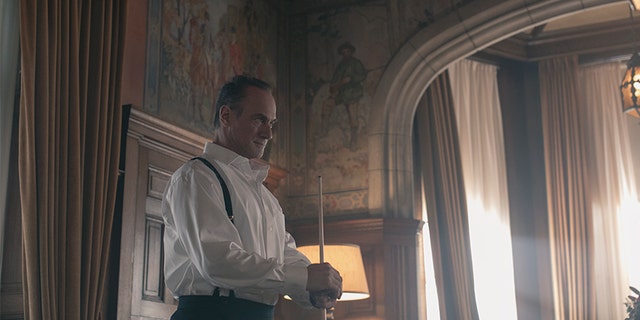 The Handmaid's Tale -- "Household" - Episode 306 -- June accompanies the Waterfords to Washington D.C., where a powerful family offers a glimpse of the future of Gilead. June makes an important connection as she attempts to protect Nichole. Winslow (Christopher Meloni), shown. (Photo by Jasper Savage/Hulu)