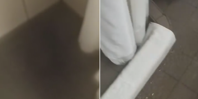 "My wife mentioned she smelled something and upon opening the bathroom discovered waste water pouring out of the shower drain," Stone told Fox News. "It was starting to spill over into the cabin."
