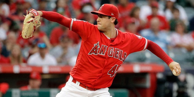 Tyler Skaggs started his final game two days before his death. (AP Photo/Marcio Jose Sanchez)