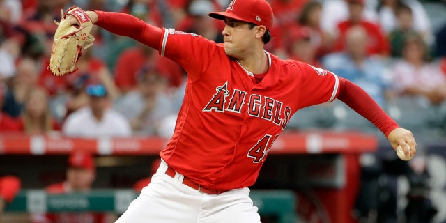 Tyler Skaggs started his final game two days before his death. (AP Photo/Marcio Jose Sanchez)