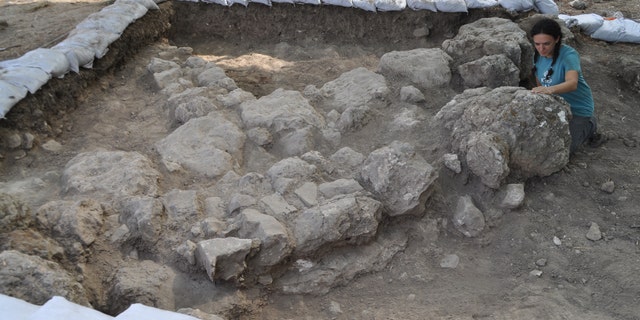 Part of the excavation site. (Israel Antiquities Authority/The Hebrew University in Jerusalem)