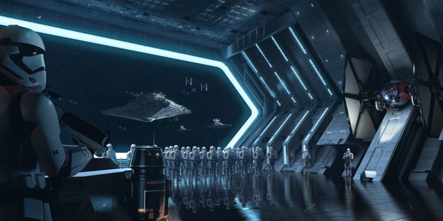 Disney guests will traverse the corridors of a Star Destroyer and join an epic battle between the First Order and the Resistance – including a faceoff with Kylo Ren – when Star Wars: Rise of the Resistance opens Dec. 5, 2019, at Walt Disney World Resort in Florida and Jan. 17, 2020, at Disneyland Resort in California. At 14 acres each, Star Wars: Galaxy’s Edge at Disneyland, now open, and at Disney’s Hollywood Studios, opening Aug. 29, 2019, is Disney’s largest single-themed land expansion ever.