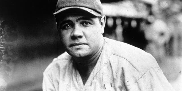 American baseball player George Herman Ruth (1895 - 1948) known as 'Babe' Ruth.