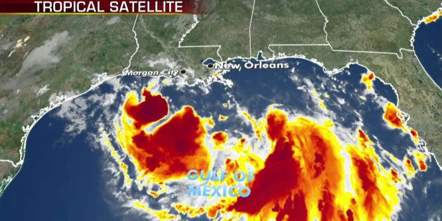 Tropical Storm Barry is forecast to be a hurricane by Friday night.