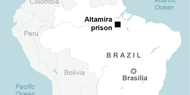 A judge in charge of the Altamira facility in northern Brazil described the overall state of the prison as "terrible." (AP)