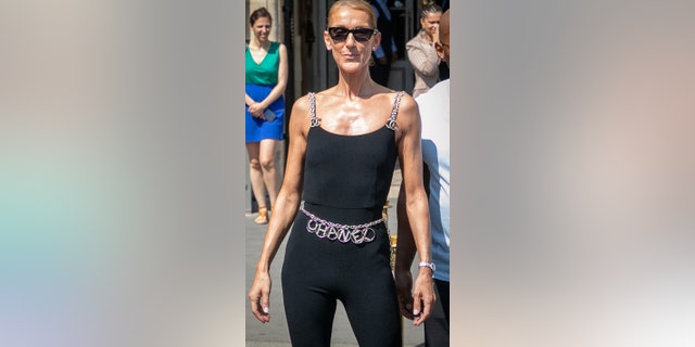 Singer Celine Dion on June 27, 2019 in Paris.
