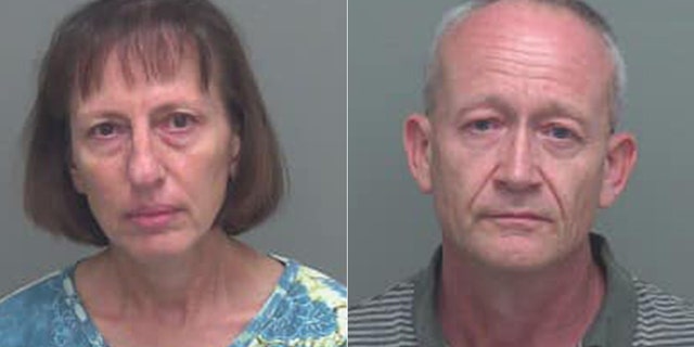 Mugshots for Regina Ceska, 55 and Mirko Ceska, 58.
